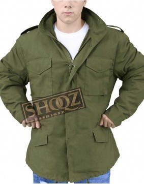 30 Minutes Or Less Nick (Jesse Eisenberg) Green Cotton Jacket
